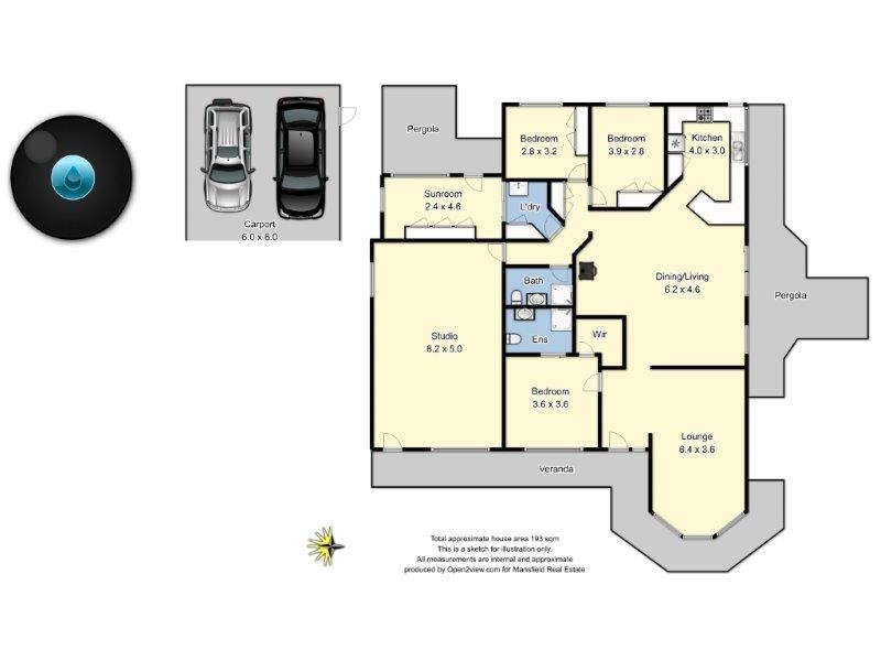 821 Howes Creek Road, Mansfield VIC 3722 Floorplan