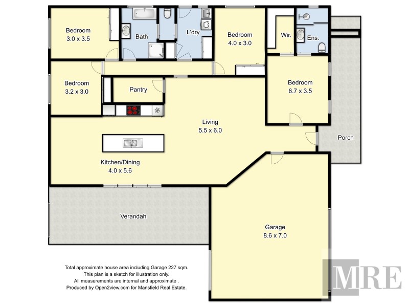 6 Galway Court, Mansfield VIC 3722 Floorplan