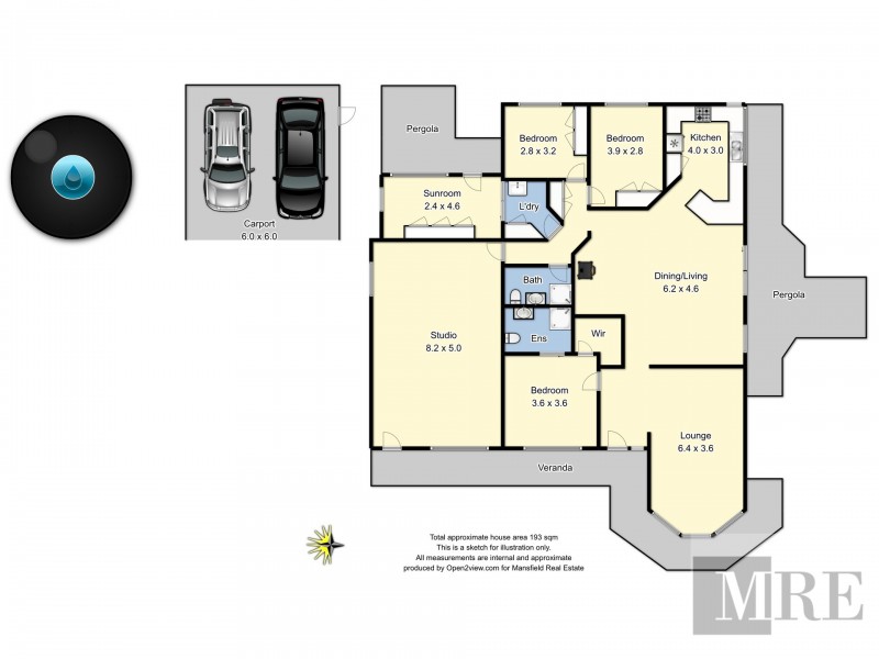 821 Howes Creek Road, Mansfield VIC 3722 Floorplan