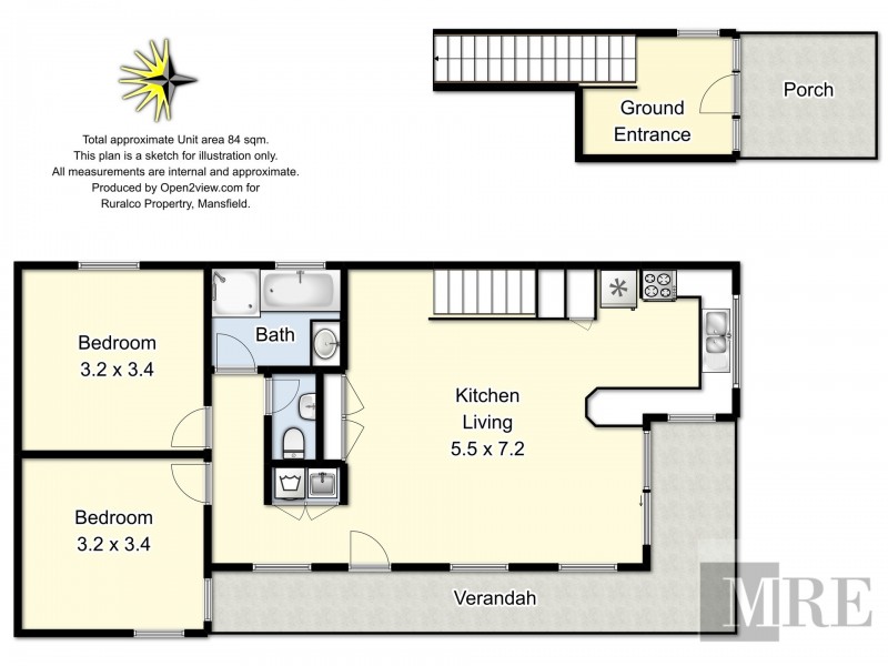 114A High Street, Mansfield VIC 3722 Floorplan