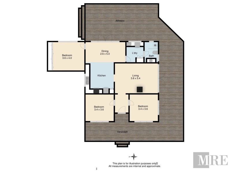 122 Magills Lane, Maindample VIC 3723 Floorplan