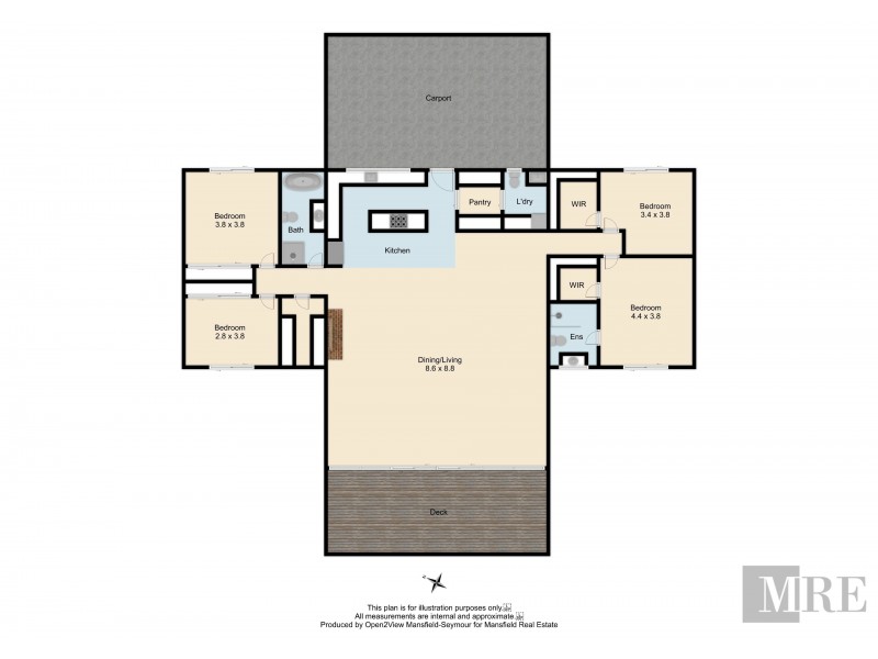 1 Lomandra Way, Mansfield VIC 3722 Floorplan
