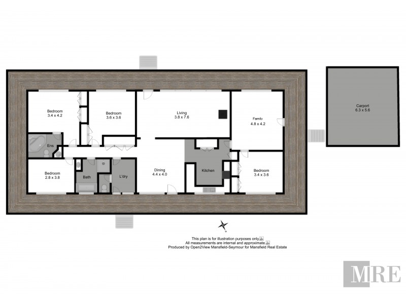 95 Deadhorse Lane, Mansfield VIC 3722 Floorplan