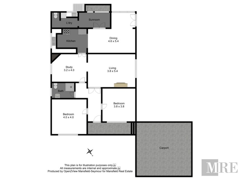 12 Hunter Street, Mansfield VIC 3722 Floorplan