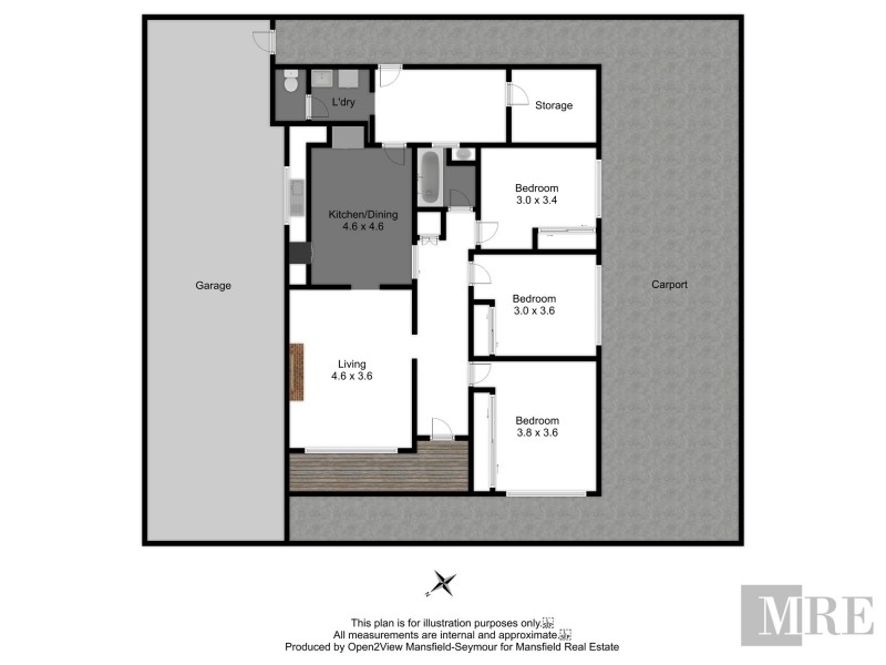 30 Elvins Street, Mansfield VIC 3722 Floorplan