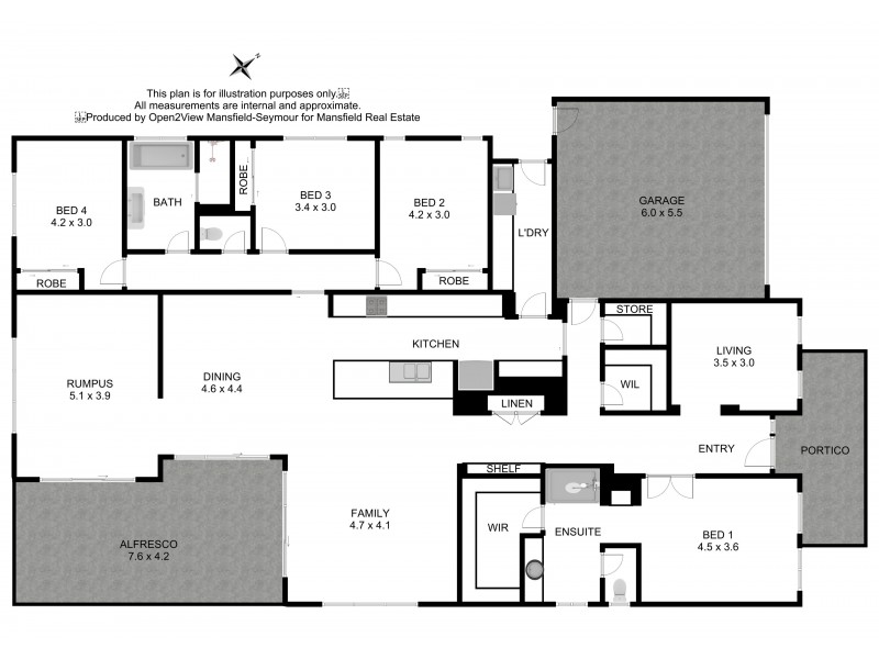 14 Saddle Court, Mansfield VIC 3722 Floorplan
