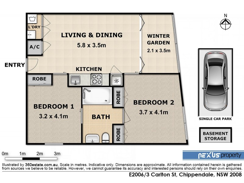 E2006/3 Carlton Street, Chippendale NSW 2008