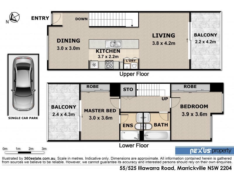 55/525 Illawarra Road, Marrickville NSW 2204 Floorplan
