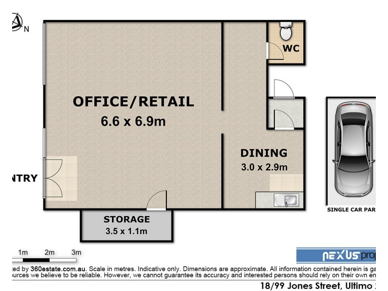 18C/99 Jones Street, Ultimo NSW 2007 Floorplan