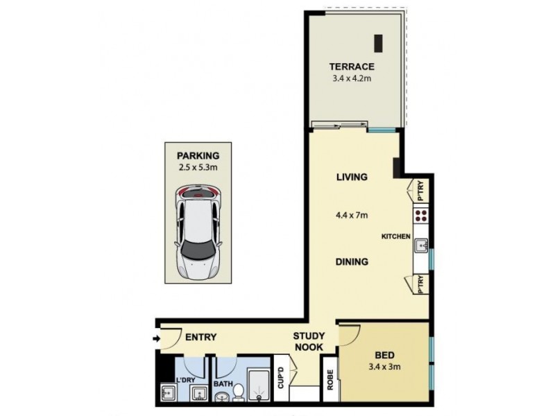 602/161 Victoria Rd, Gladesville NSW 2111 Floorplan