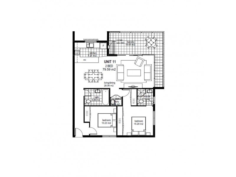 11/4-6 Browne pde, Warwick Farm NSW 2170 Floorplan