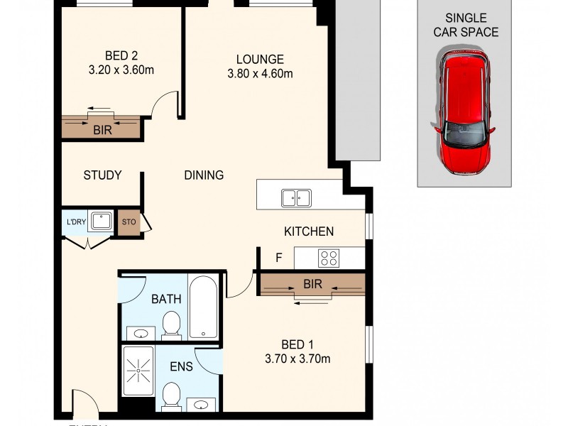 B301 /15 Bigge Street, Liverpool NSW 2170 Floorplan