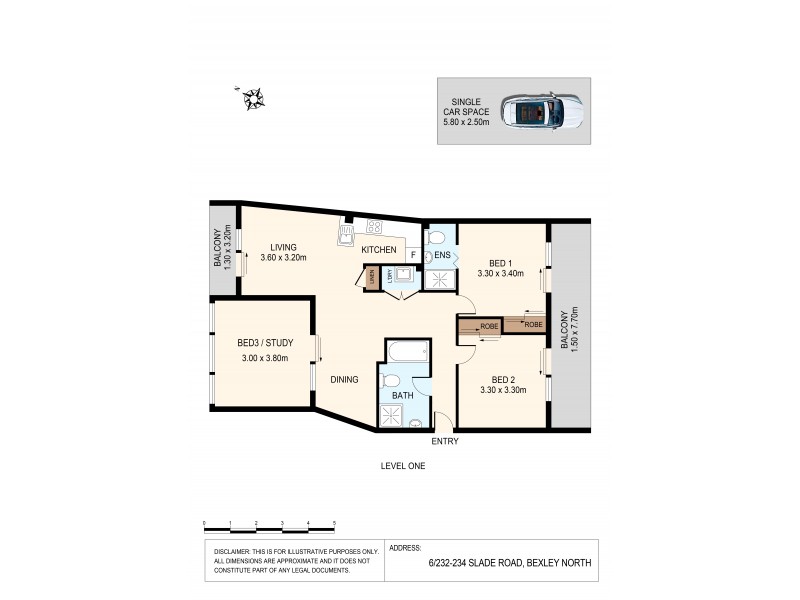 6/232-234 Slade Road, Bexley North NSW 2207 Floorplan