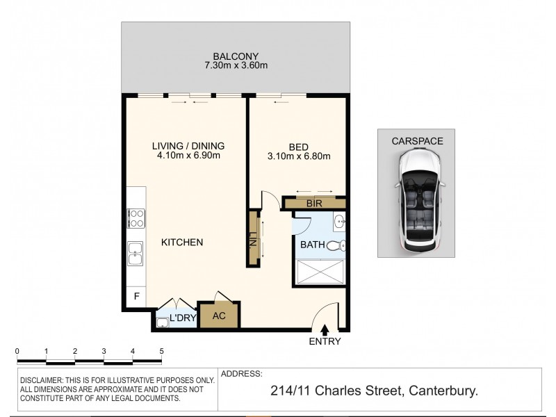 214/11 Charles Street, Canterbury NSW 2193 Floorplan