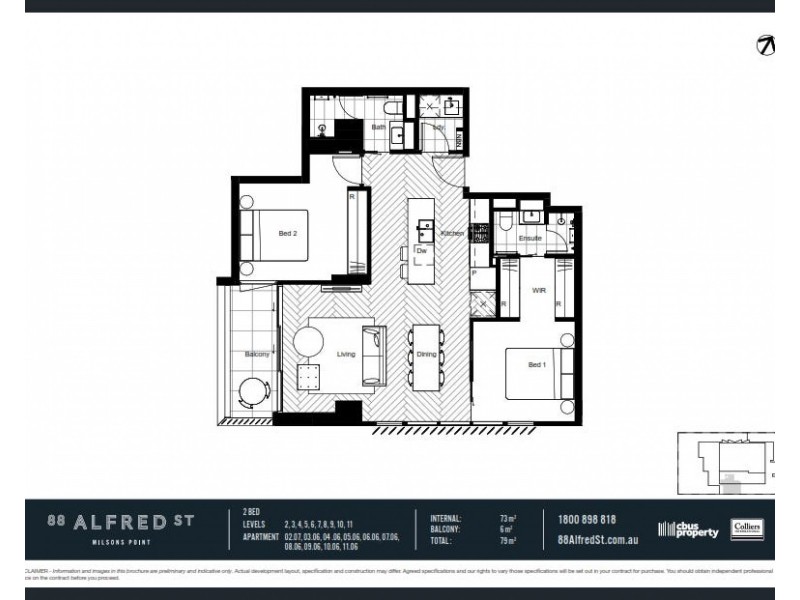 1106/88 Alfred Street, Milsons Point NSW 2061