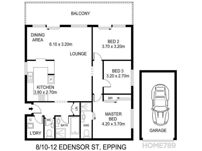 8/10 edensor Street, Epping NSW 2121