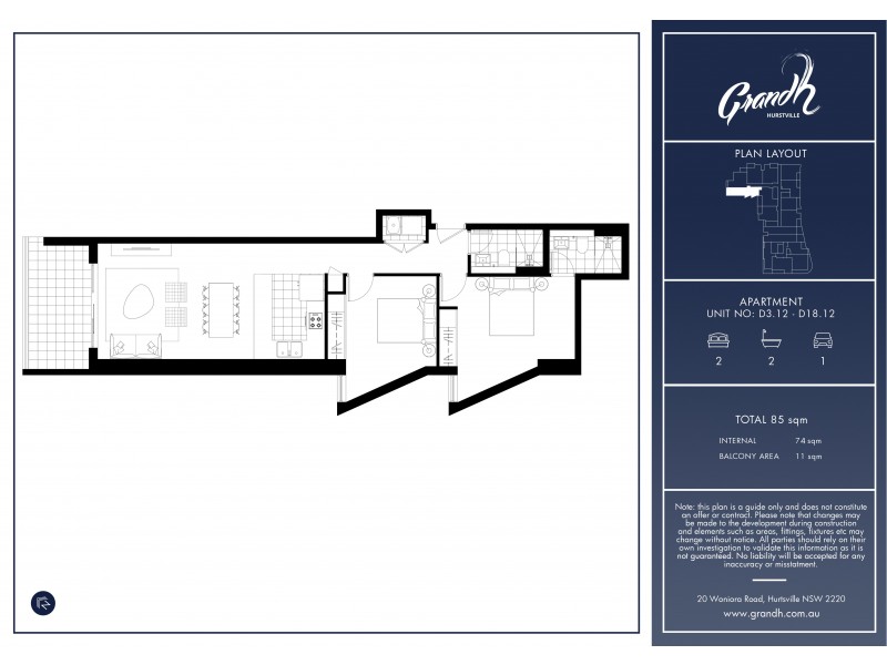 17.11/1D Greenbank Street, Hurstville NSW 2220