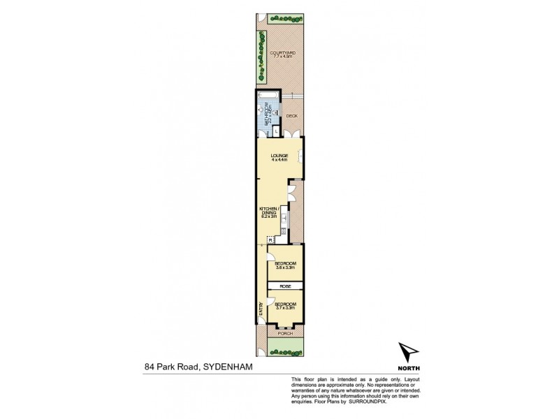84 Park Road, Sydenham NSW 2044 Floorplan