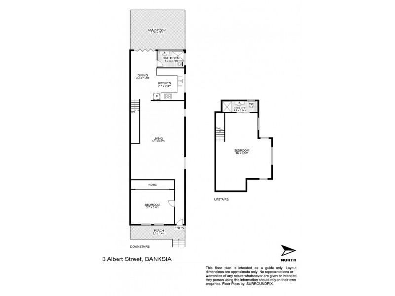 3 Albert Street, Banksia NSW 2216 Floorplan
