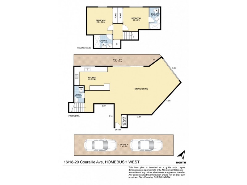 16/18-20 Courallie Avenue, Homebush West NSW 2140 Floorplan