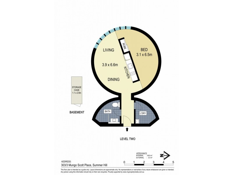 303/3 Mungo Scott Place, Summer Hill NSW 2130 Floorplan