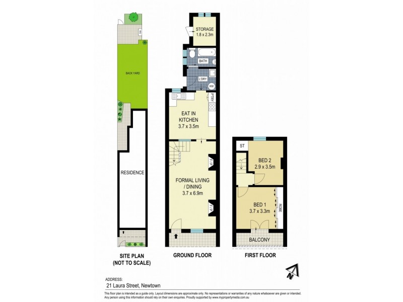 21 Laura Street, Newtown NSW 2042 Floorplan