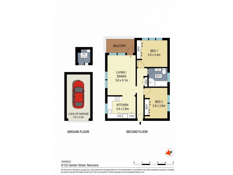 5/122 Garden Street, Maroubra NSW 2035 Floorplan
