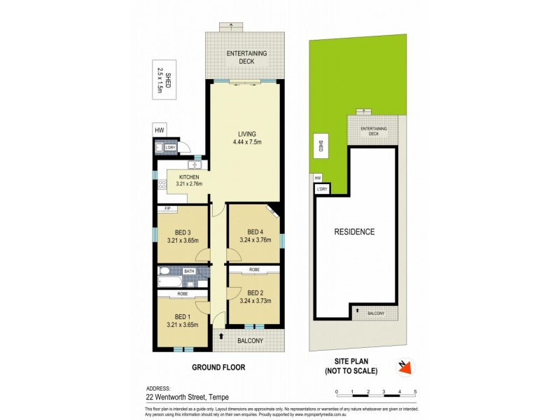 22 Wentworth Street, Tempe NSW 2044 Floorplan