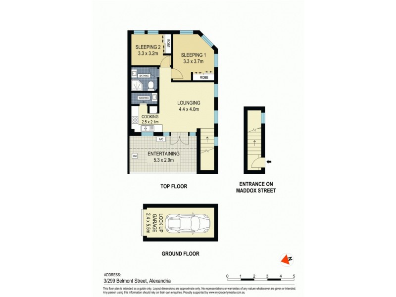 3/299 Belmont Street, Alexandria NSW 2015 Floorplan