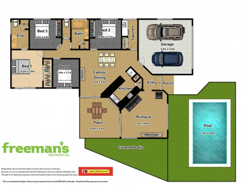 1-3 Dwyer Place, Redlynch QLD 4870 Floorplan