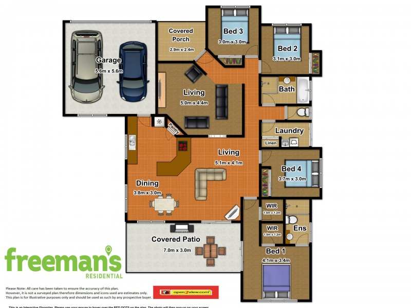 68 Tiffany Street, White Rock QLD 4868 Floorplan