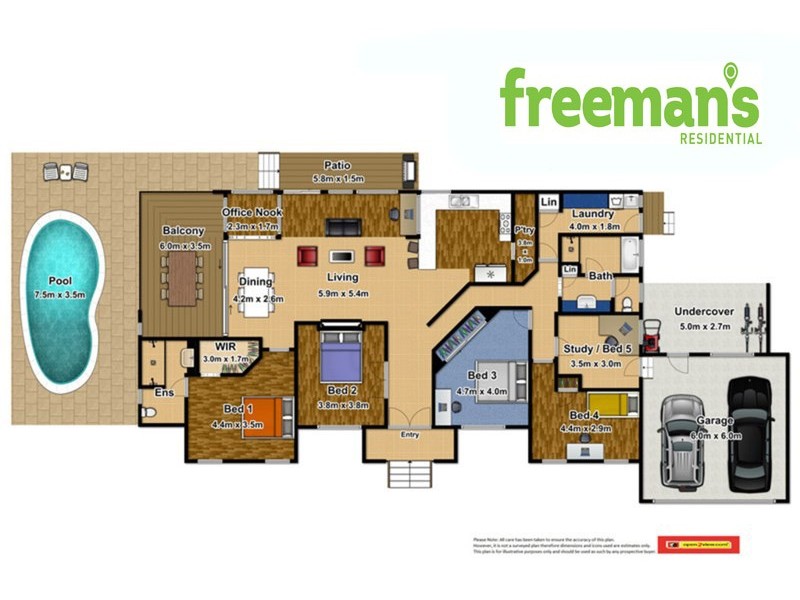 9 Gum Street, Redlynch QLD 4870 Floorplan