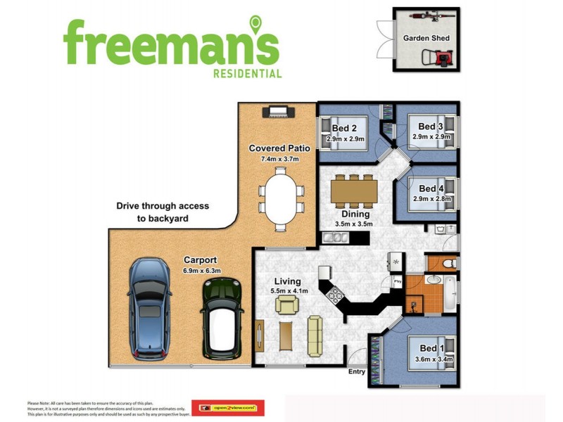 1 Noble Close, Edmonton QLD 4869 Floorplan