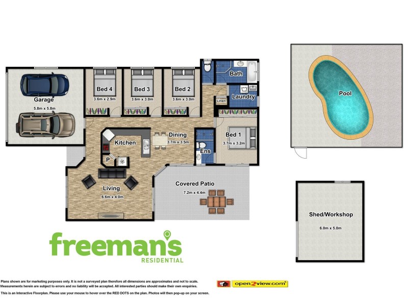 6 Jak Gee Street, Redlynch QLD 4870 Floorplan