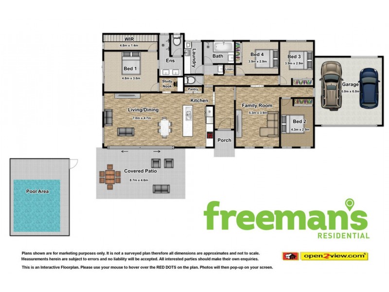 44 Aroona Street, Caravonica QLD 4878 Floorplan