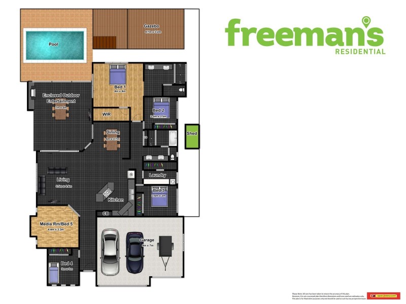 9 Parrot Close, Kanimbla QLD 4870 Floorplan