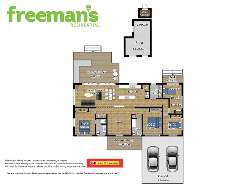 16 Forum Close, Mooroobool QLD 4870 Floorplan