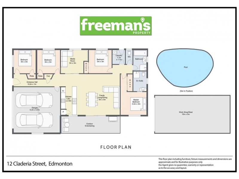 12 Claderia Street, Edmonton QLD 4869 Floorplan