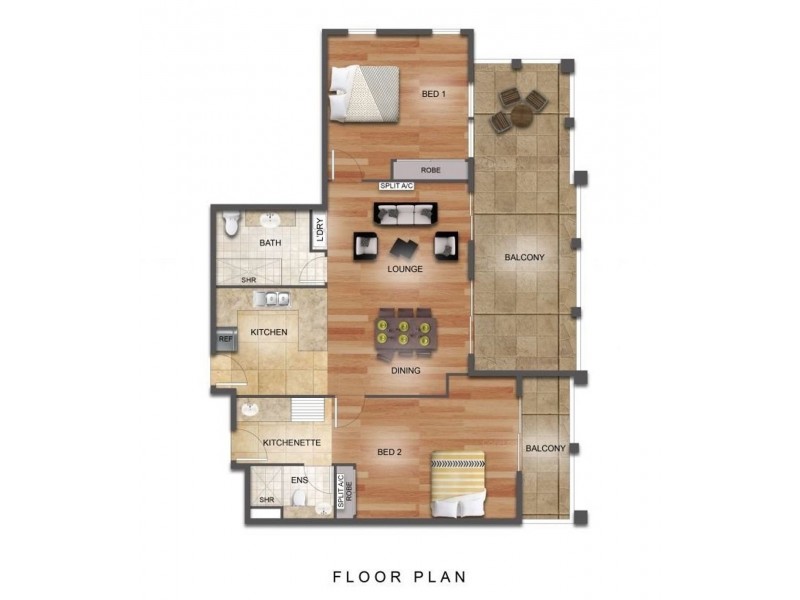 LOT 603/58-62 McLeod Street, Cairns City QLD 4870 Floorplan