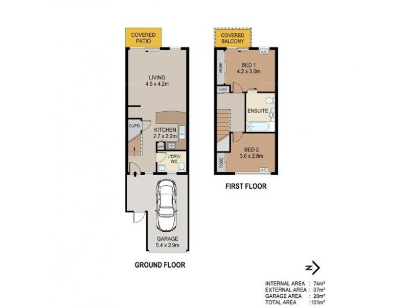 1/38 Springfield Crescent, Manoora QLD 4870 Floorplan