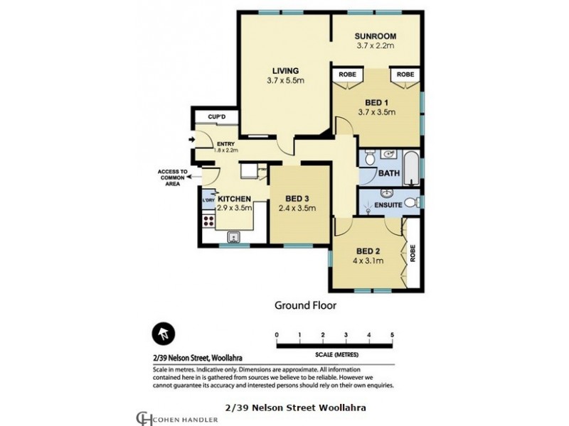 2/39 Nelson Street, Woollahra NSW 2025 Floorplan