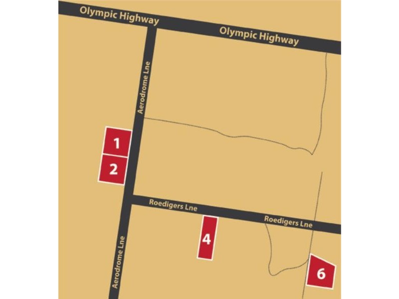 Lots 1,2,4,6 Aerodrome/Roedigers Lne Junee, Junee NSW 2663