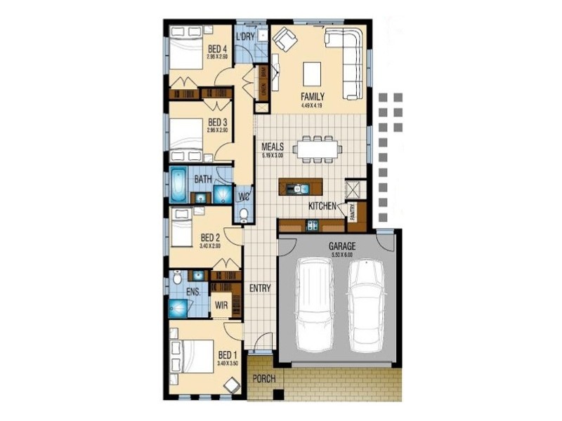 L517 Heathcote Grove, Officer VIC 3809 Floorplan