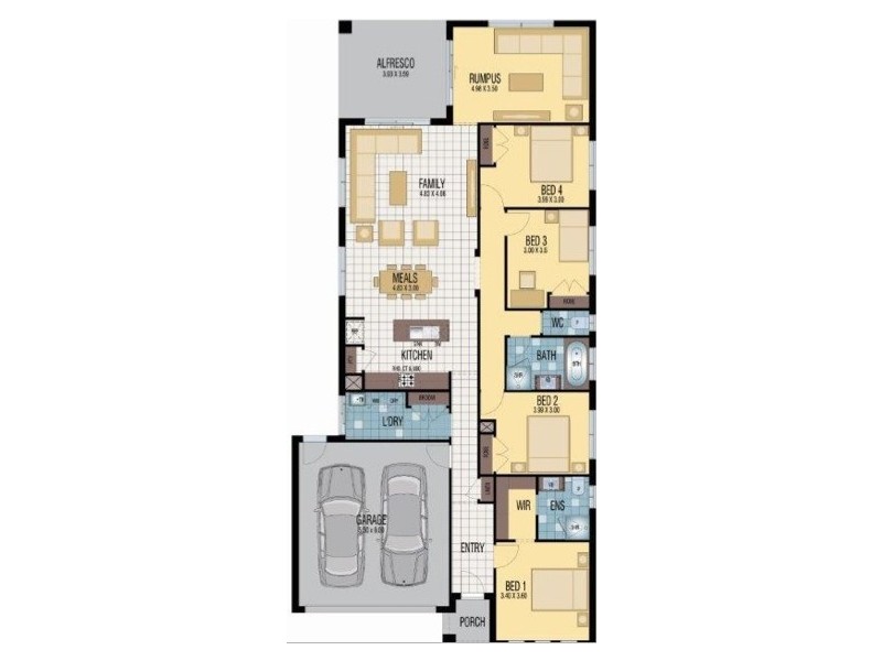 L615 O’Meara Crescent, Cranbourne East VIC 3977 Floorplan