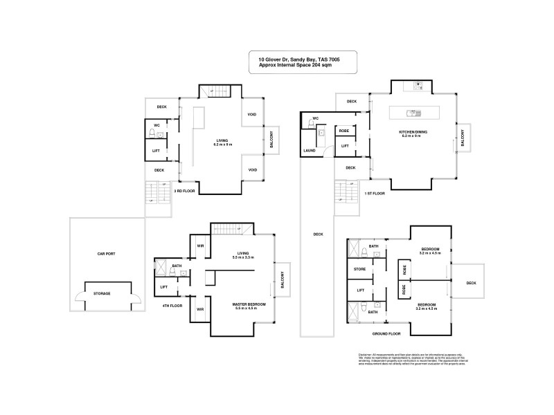 10 Glover Drive, Sandy Bay TAS 7005 Floorplan