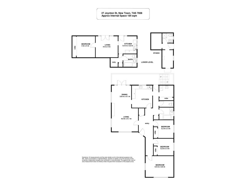 27 Joynton Street, New Town TAS 7008 Floorplan