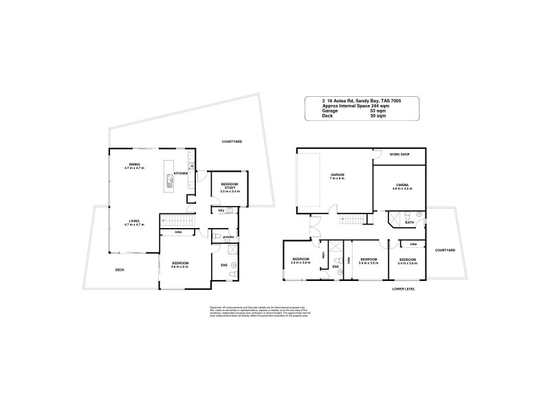 2/16 Aotea Road, Sandy Bay TAS 7005 Floorplan