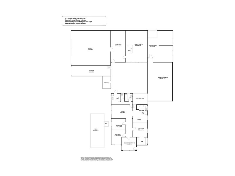 28 Charles Street, Orford TAS 7190 Floorplan