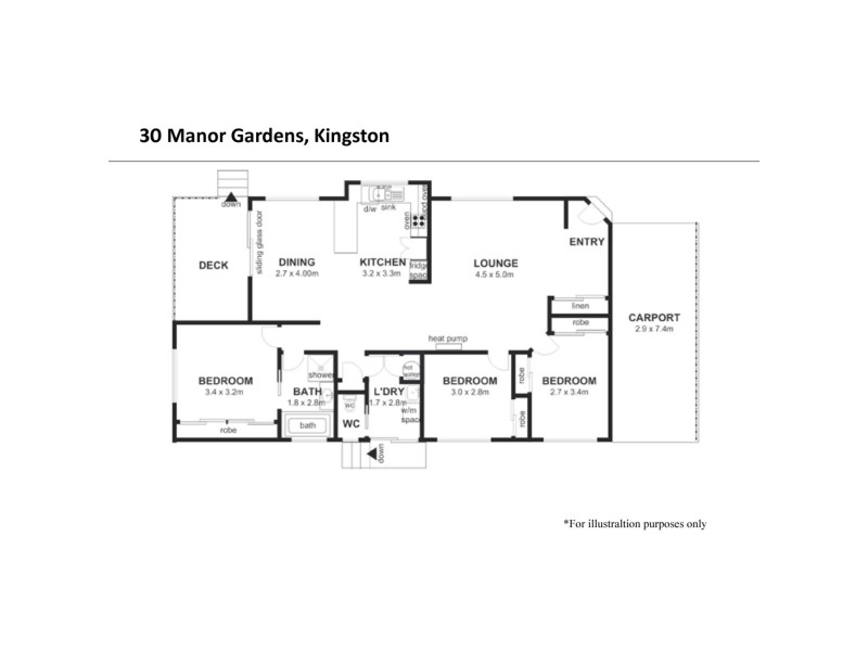 30 Manor Gardens, Kingston TAS 7050 Floorplan