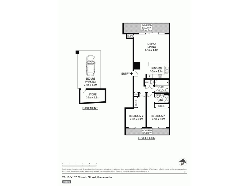 105 – 107 Church Street, Parramatta NSW 2150 Floorplan